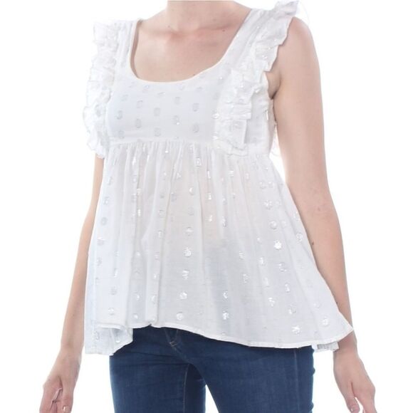 Jachs girlfriend New York polka dot top - Picture 1 of 10